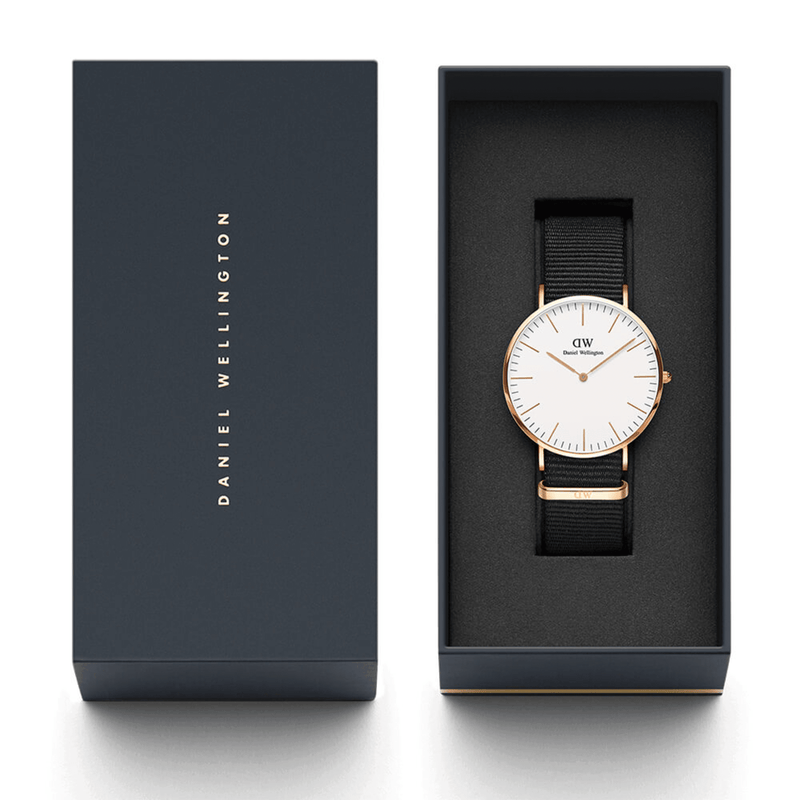 Daniel Wellington Classic 36mm Cornwall White Dial Watch DW00100259