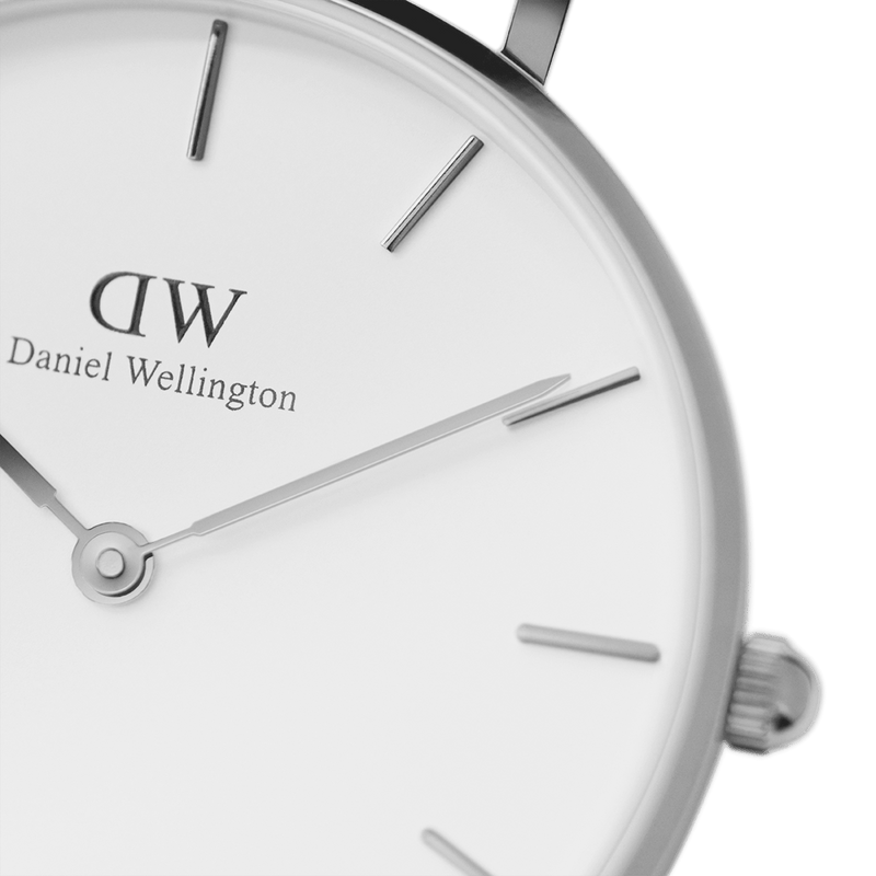 Daniel Wellington Petite 36mm Sterling White Dial Watch DW00100306