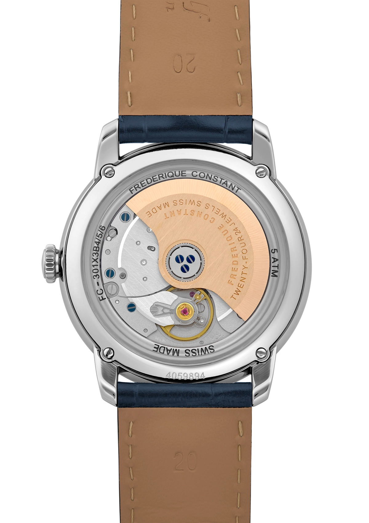 Frederique Constant Classics Premiere FC-301N3B6 exhibition caseback