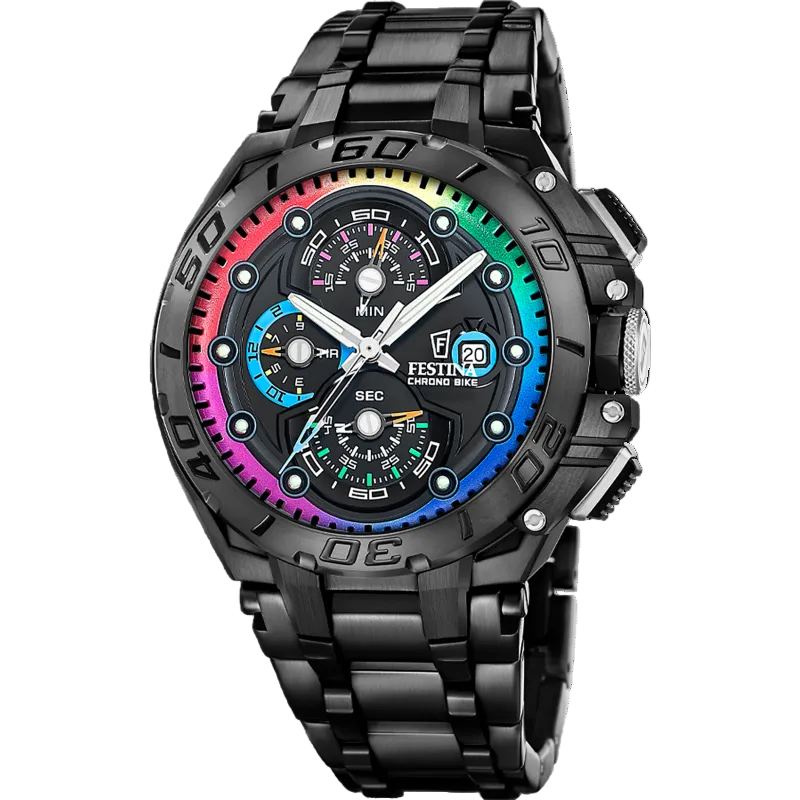 Festina Limited Edition Black Dial Stainless Steel Men's Watch F20761/1