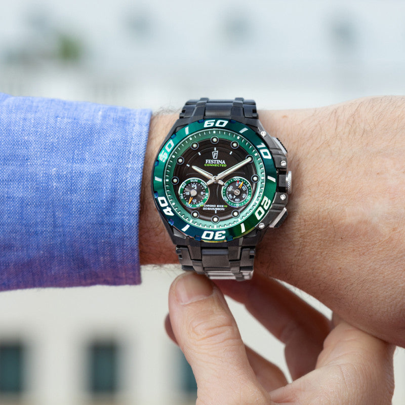 Festina Black Dial Stainless Steel Men's Watch F20762/2