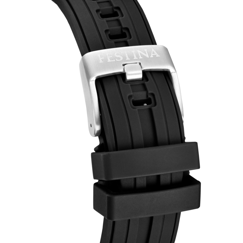Festina Black Dial Black Rubber Strap Men's Watch F20763/3
