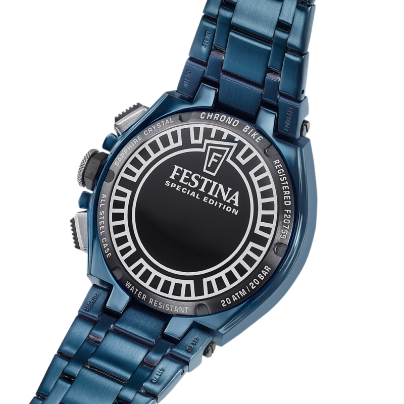 Festina Special Edition Blue Dial Stainless Steel Men's Watch