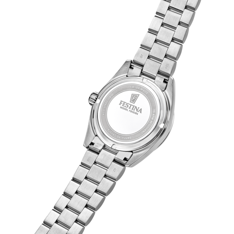 Festina Swiss Made Blue Dial Stainless Steel Men's Watch F20084/B