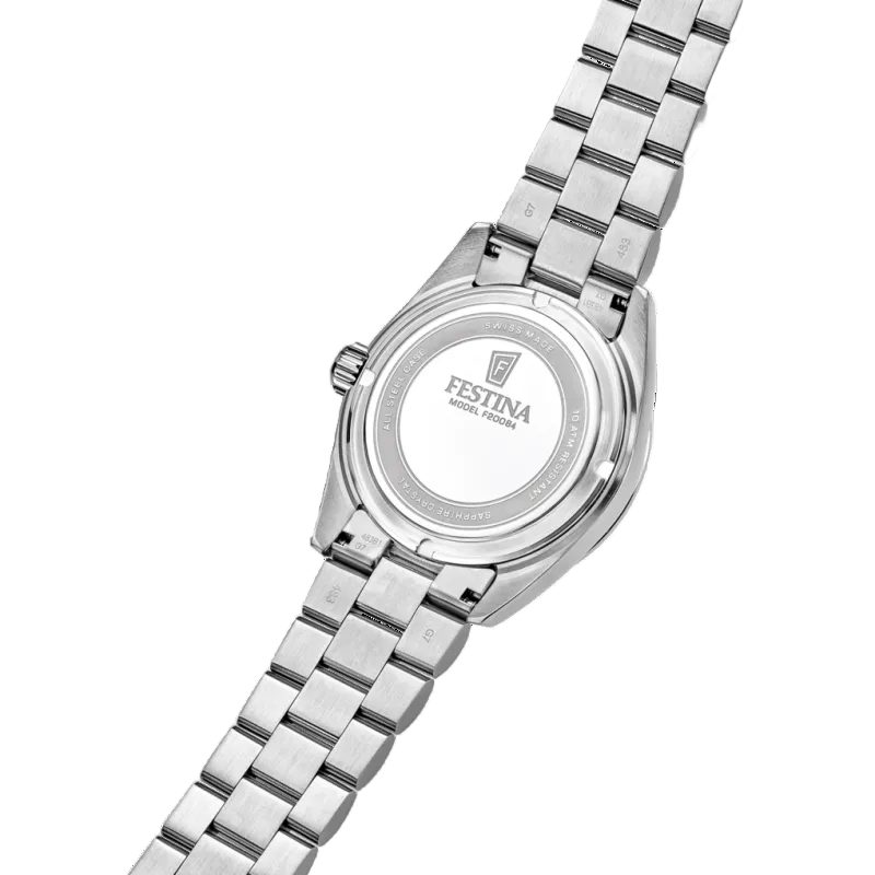 Festina Swiss Made Silver Dial Stainless Steel Men's Watch F20084/A