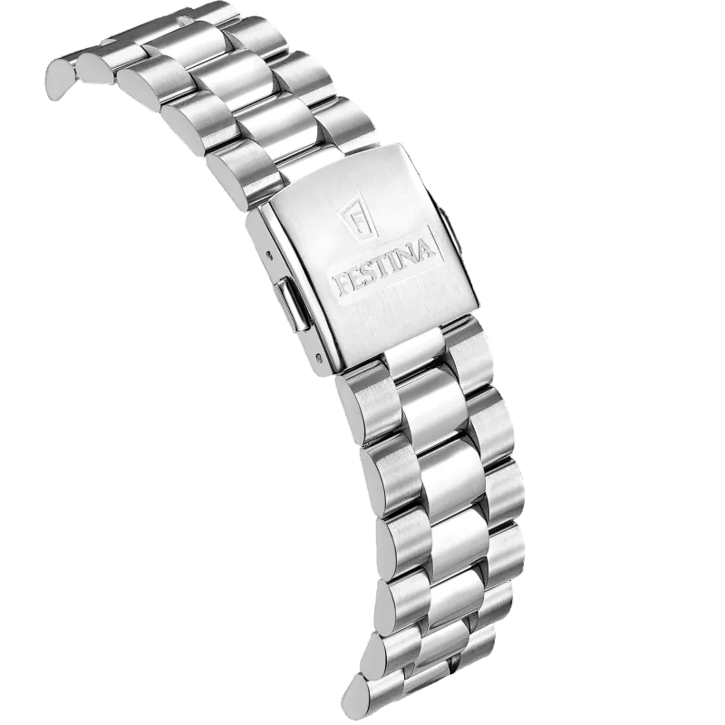Festina Swiss Made Silver Dial Stainless Steel Men's Watch F20084/A