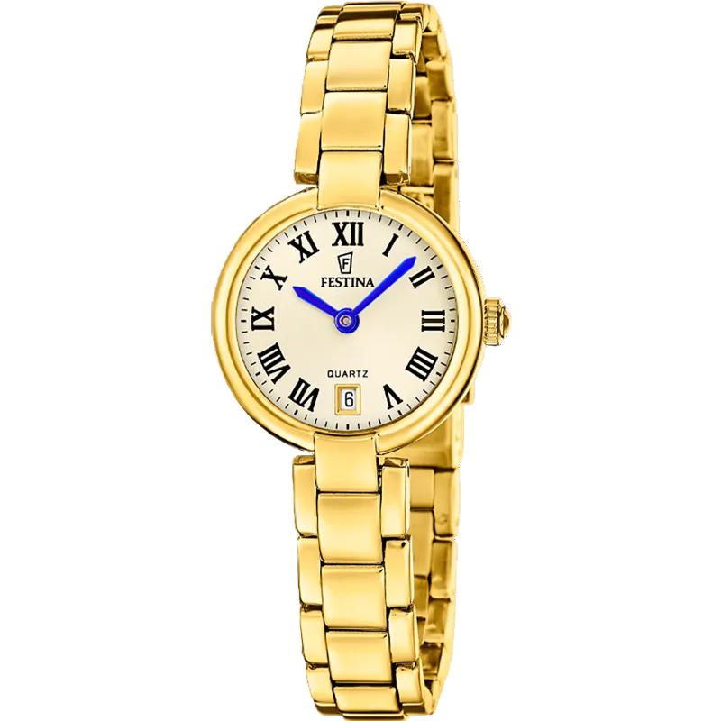 Festina Mademoiselle Gold Dial Stainless Steel Women's Watch F20786/2