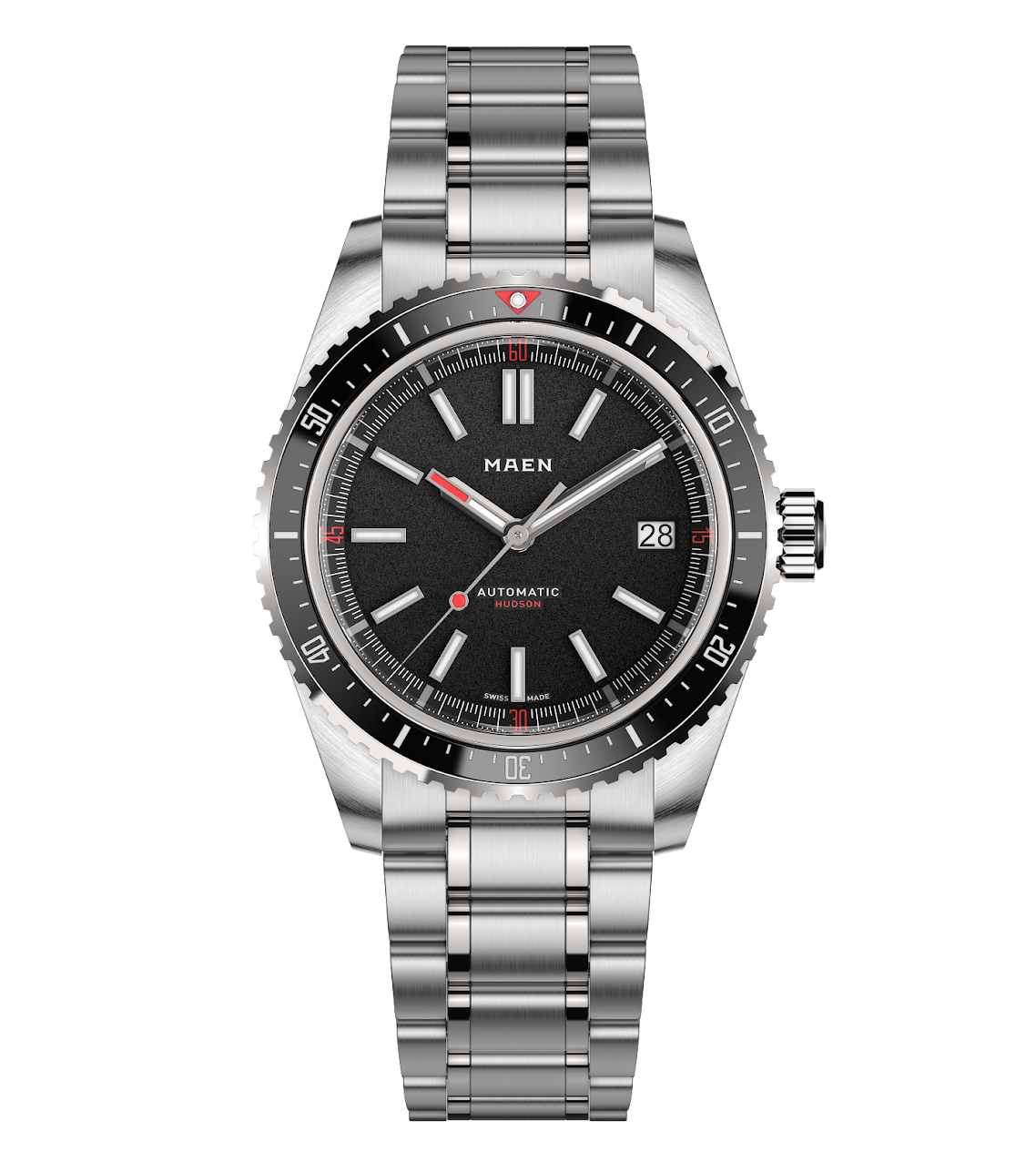MAEN Hudson 38 MK5 Black Dial Date Automatic Watch M1.1.5