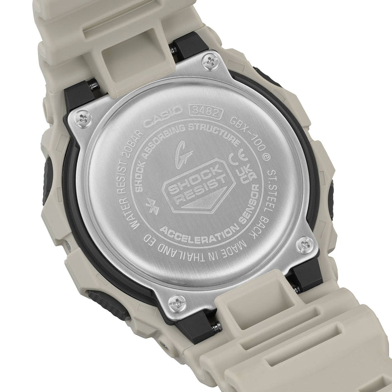 G-Shock G-Lide Sport Tide White Resin Band Watch GBX100-8D