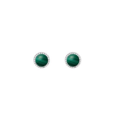 Daniel Wellington Audrey Earrings Malachite Silver DW00401419