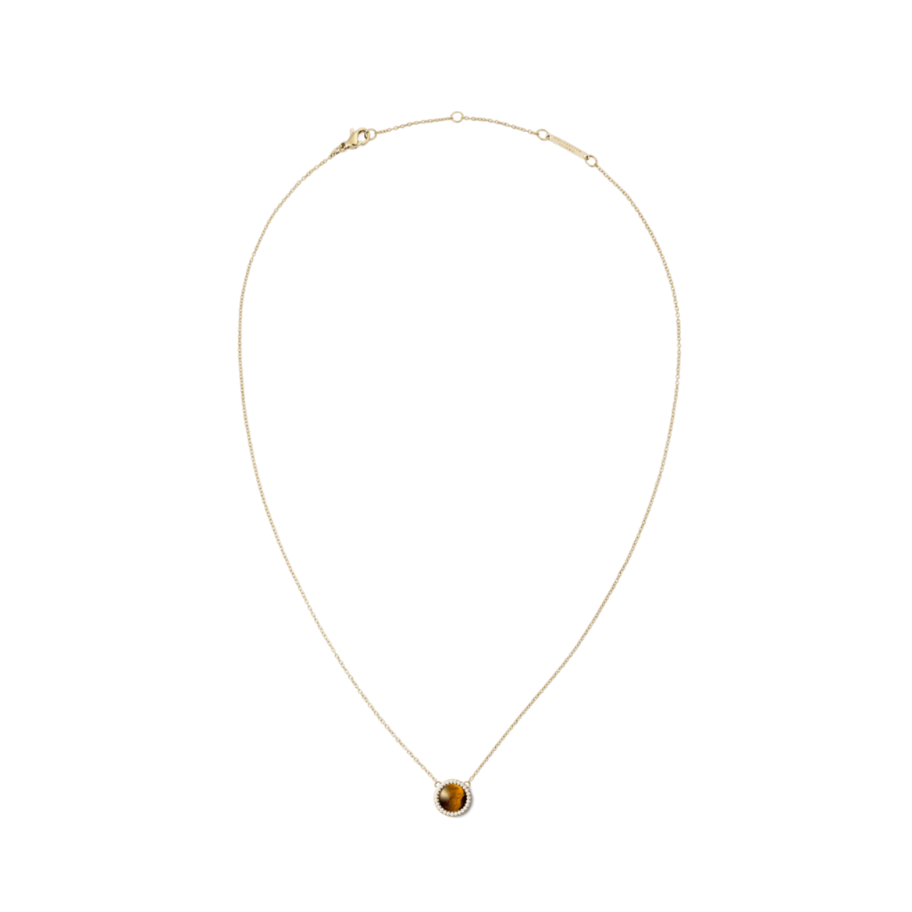 Daniel Wellington Audrey Tiger Eye Gold Necklace DW00401445