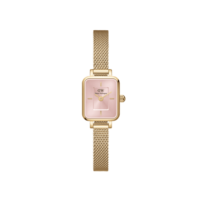 Daniel Wellington Quadro Mini 15.4X18.2 Evergold Blush Watch DW00100655