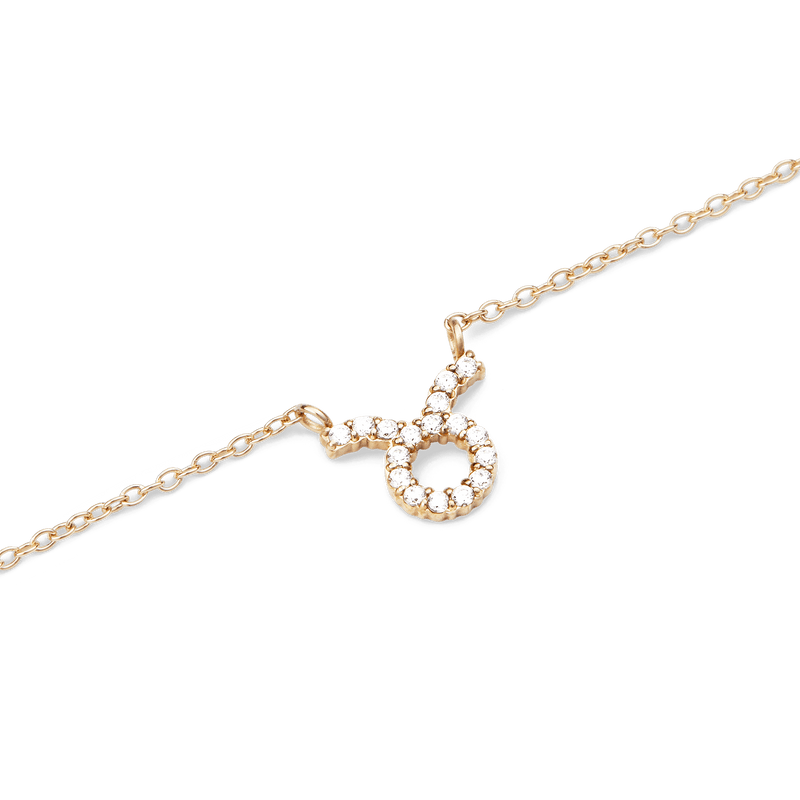 Daniel Wellington Zodiac Crystal Necklace Gold