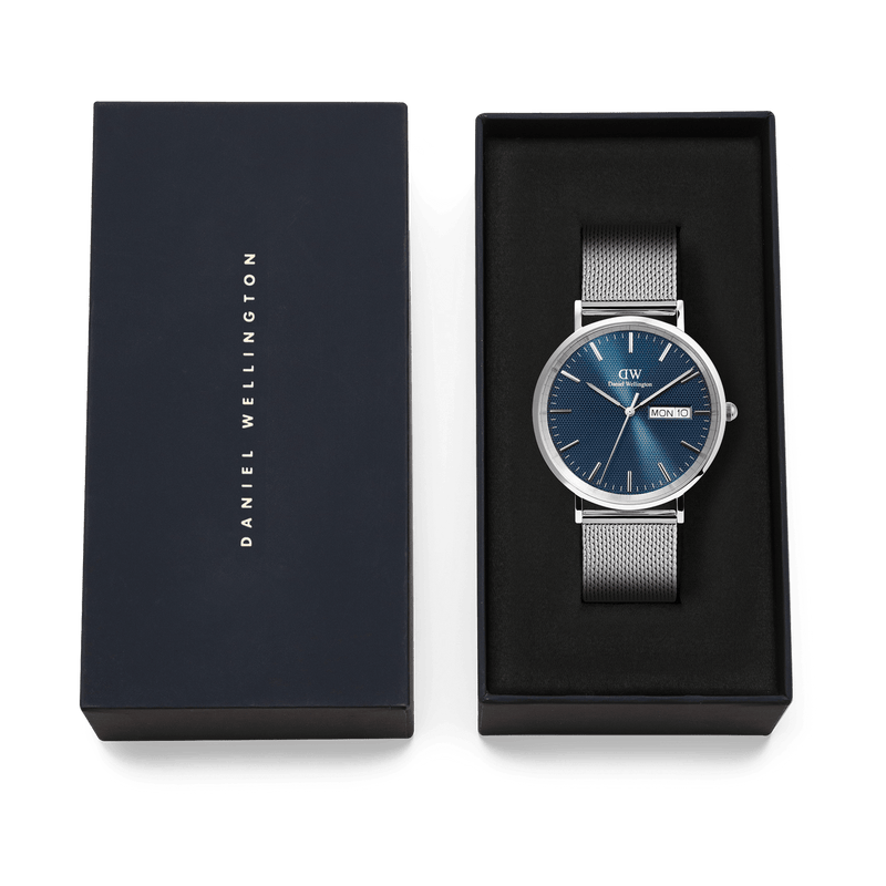 Daniel Wellington Classic Sterling Arctic Blue Dial Watch DW00100833