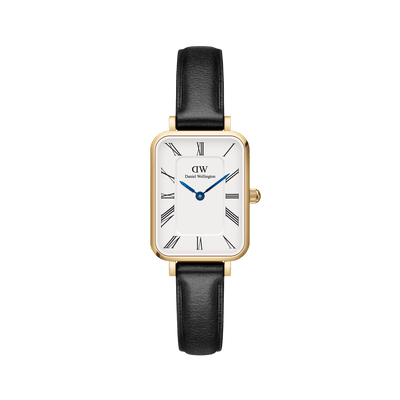 Daniel Wellington Quadro Roman Numerals Sheffield Gold Watch DW00100692