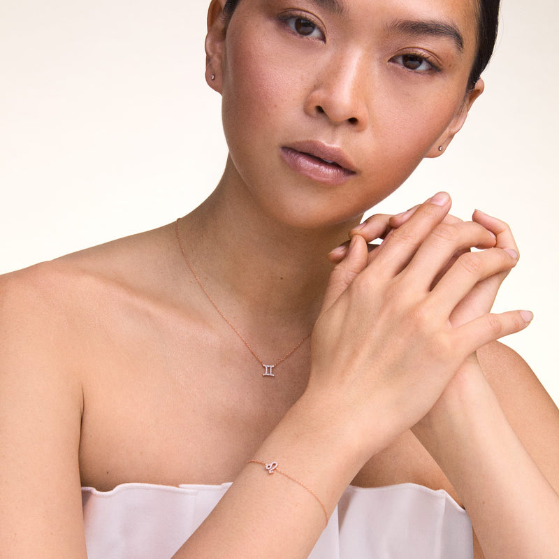 Daniel Wellington Zodiac Crystal Necklace Gold