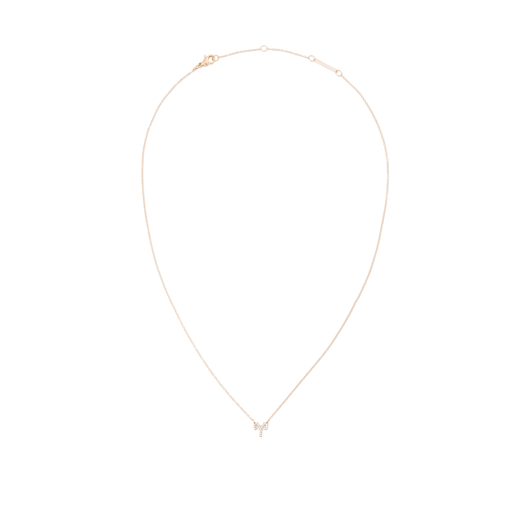 Daniel Wellington Zodiac Crystal Necklace Rose Gold
