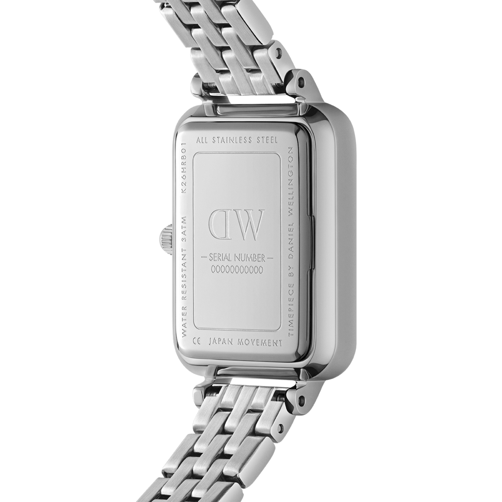Daniel Wellington Quadro 20X26mm Bezel 5-Link Arctic Sunray