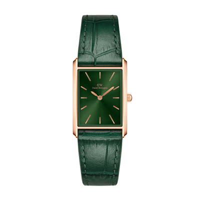 Daniel Wellington Bound Crocodile Emerald Sunray Rose Gold Watch DW00100694