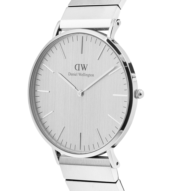 Daniel Wellington Classic Piano Link Silver Unitone Watch