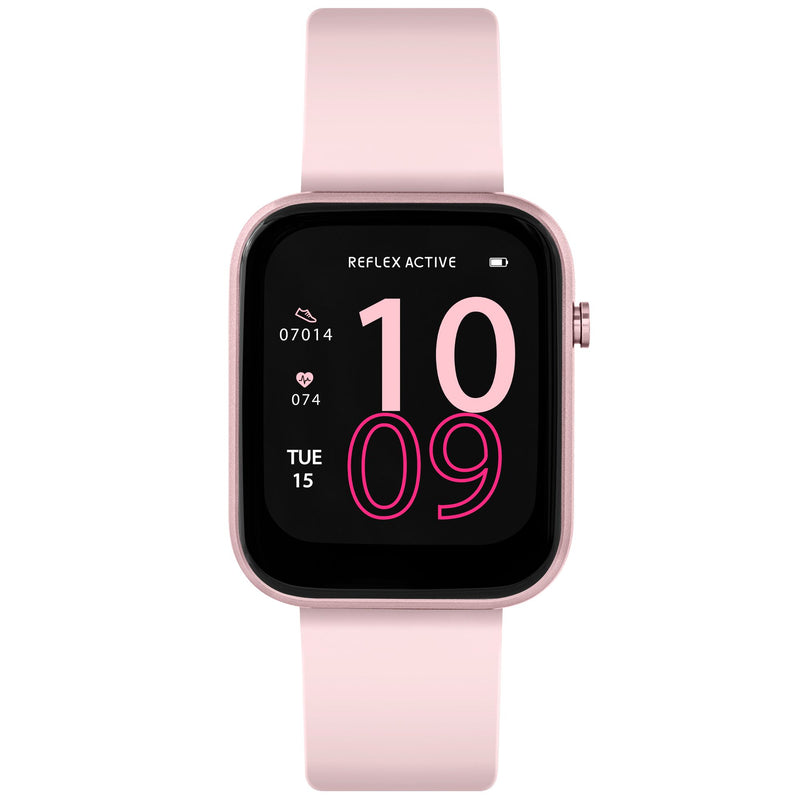 Reflex Active Series 12 Pale Pink Silicone Smartwatch RA12-2157