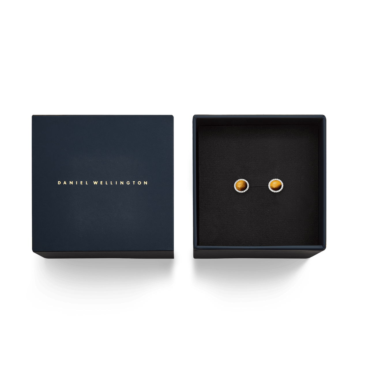 Daniel Wellington Audrey Earrings Tiger Eye Silver DW00401421