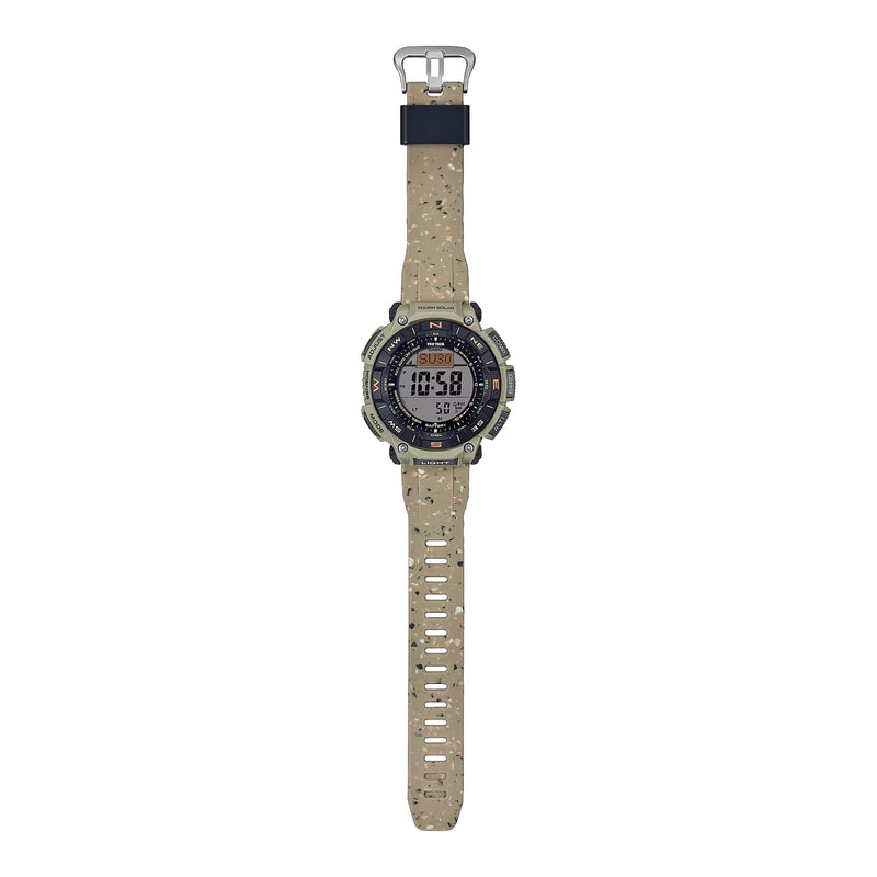 Casio PRO TREK Eco-Friendly Edition with Dual-Layer Display and Recycled Resin Strap PRG340SC-5D