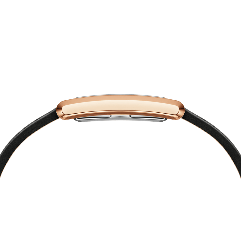 Daniel Wellington Bound Black Crocodile Rose Gold Watch DW00100693