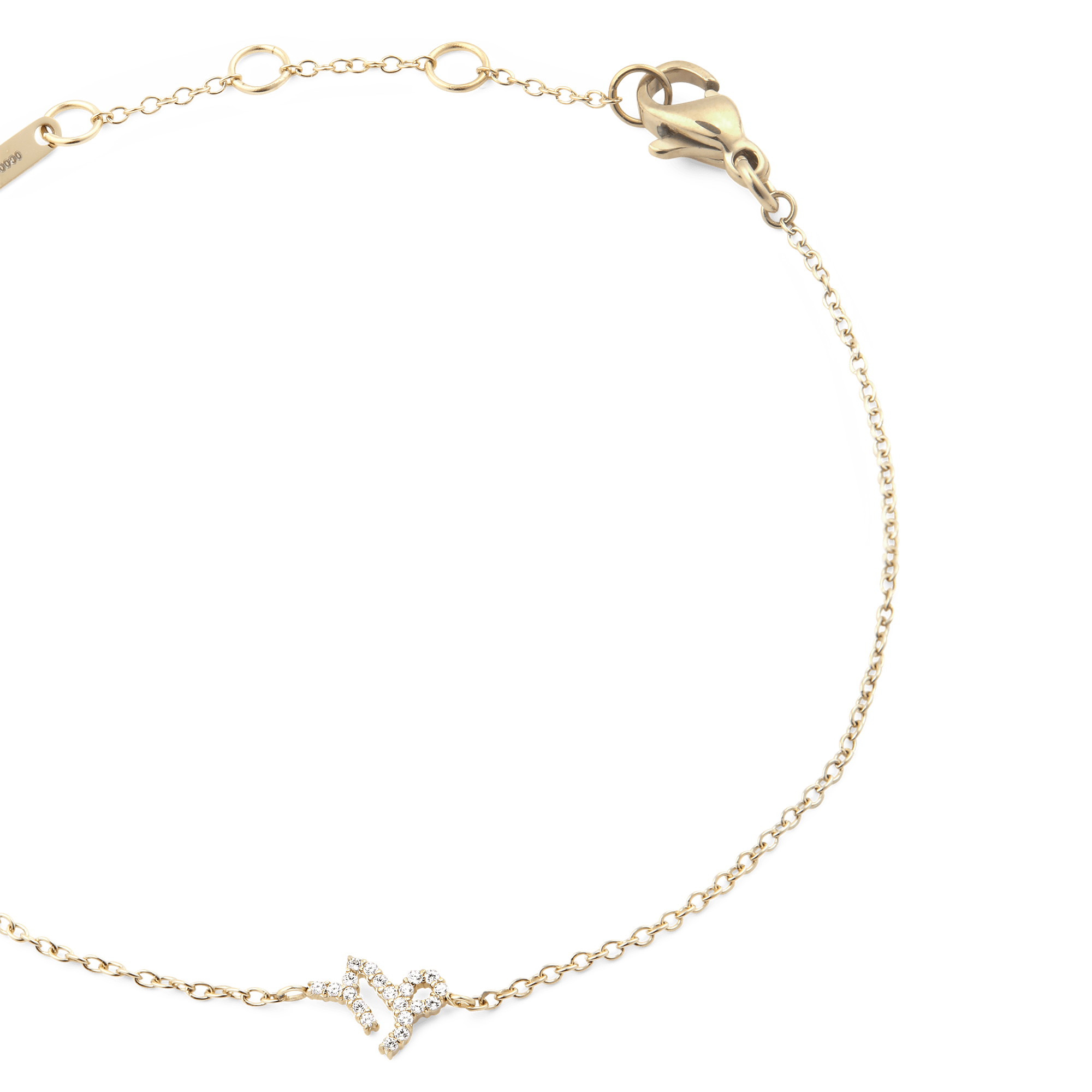 Daniel Wellington Crystal Zodiac Chain Bracelet Gold