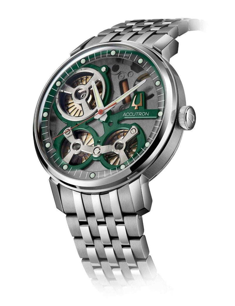 Bulova Accutron Spaceview 2020 Silver Stainless Steel Watch 2ES6A006