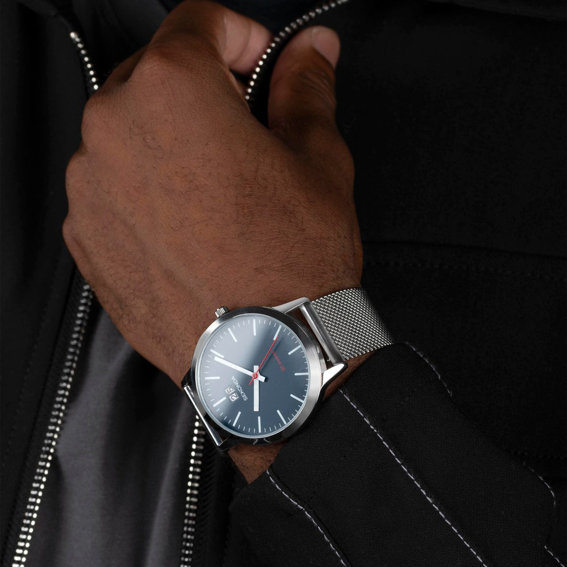 Sekonda Nordic Minimalistic Mens Watch Stainless Steel Mesh Band