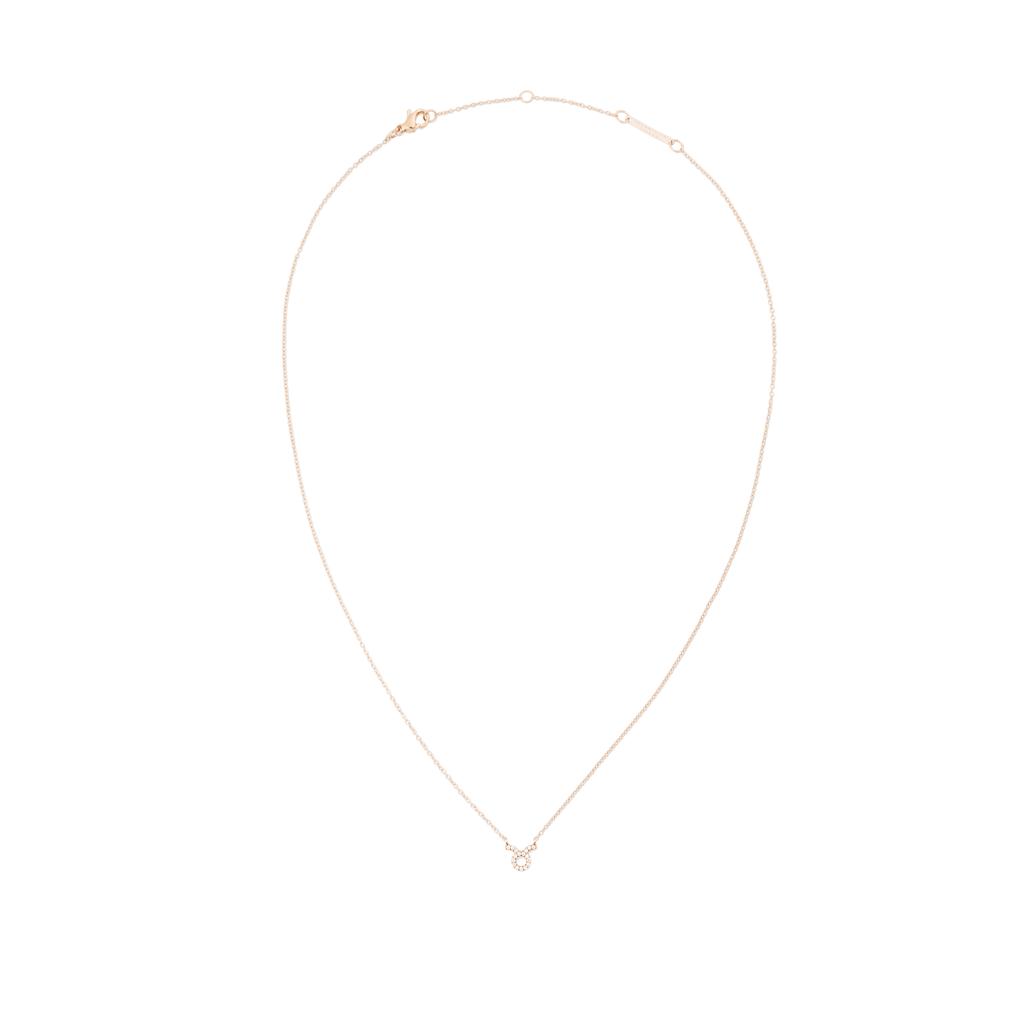 Daniel Wellington Zodiac Crystal Necklace Rose Gold