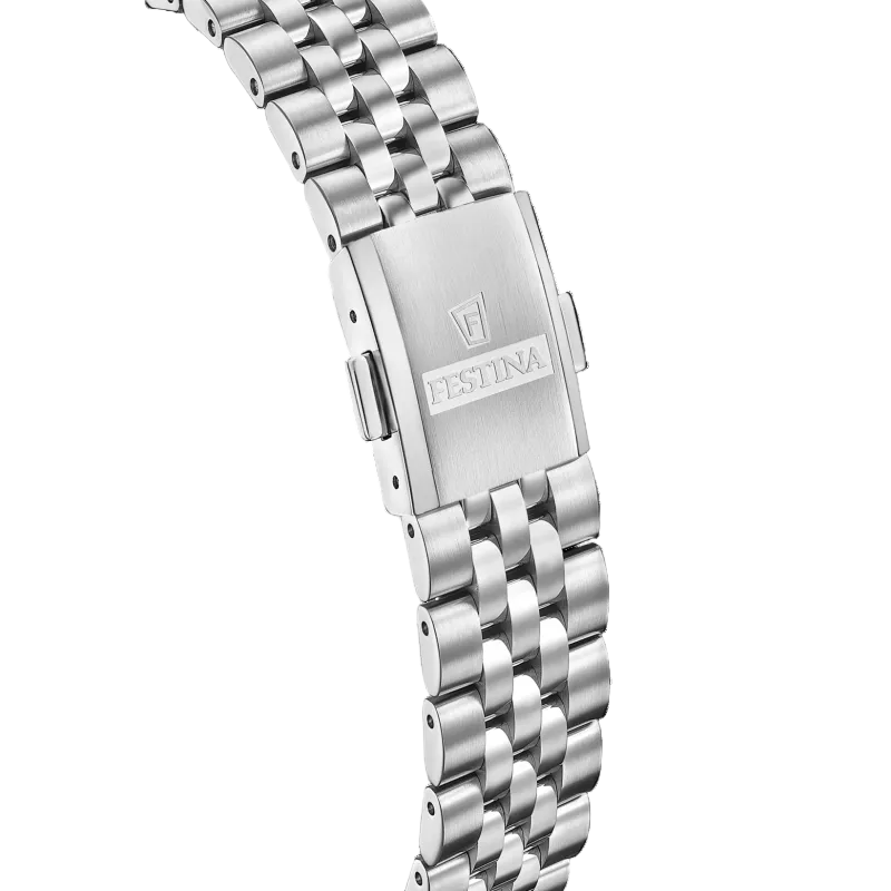 Festina Swiss Made Classic Silver Dial Stainless Steel Women’s Watch F20087/1