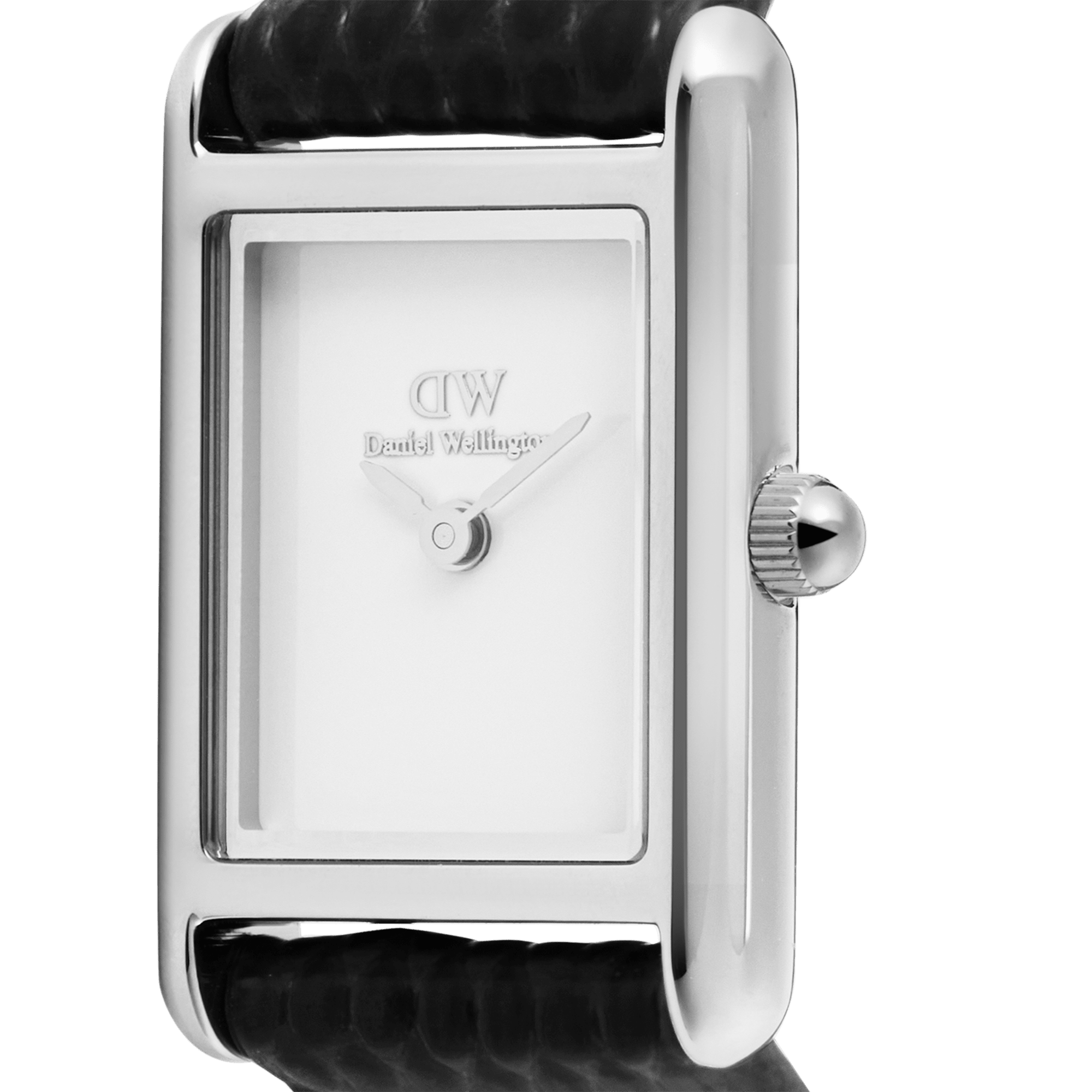 Daniel Wellington Bound Mini Black Lizard Silver DW00100901