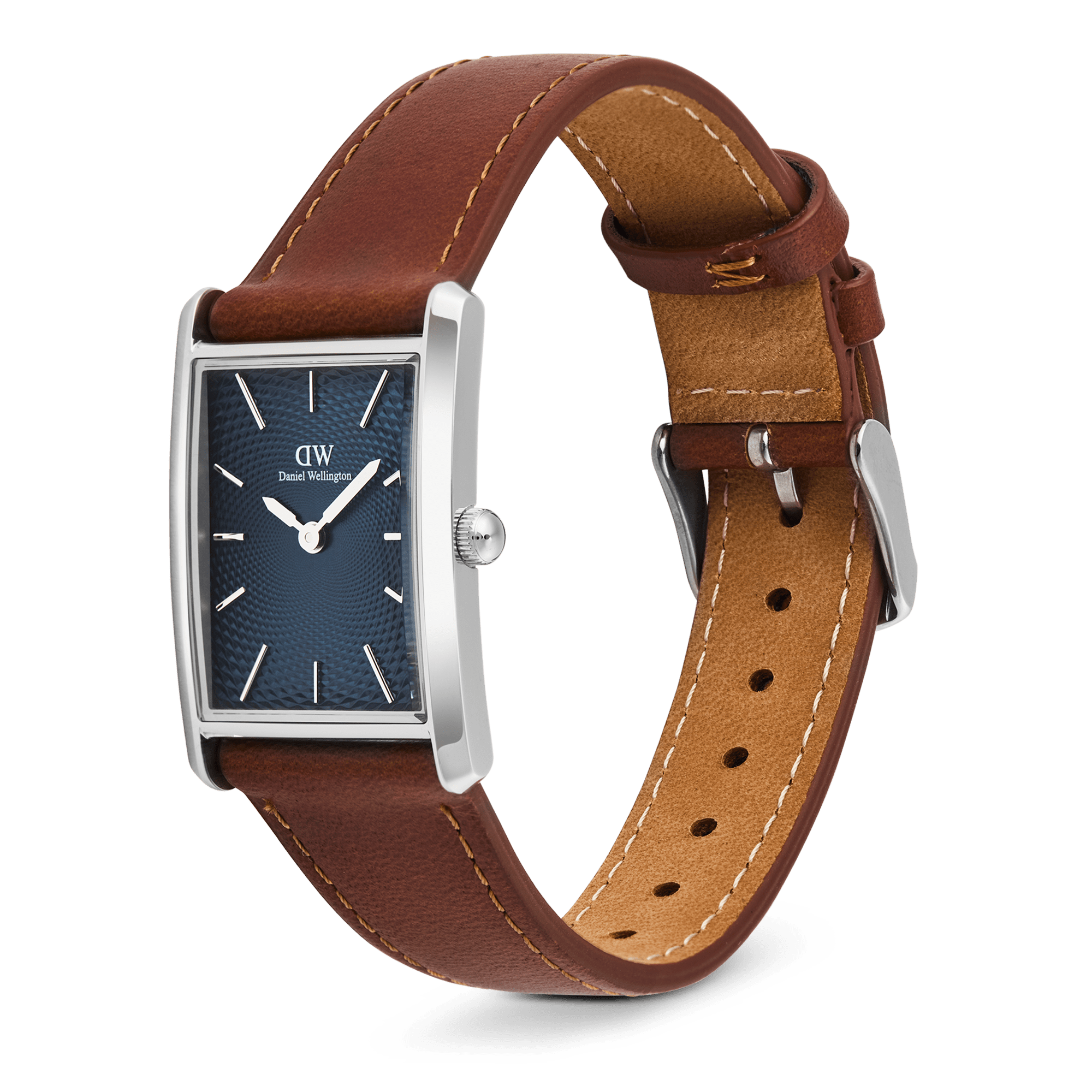 Daniel Wellington Bound Light Brown Arctic Guilloché Silver DW00100900