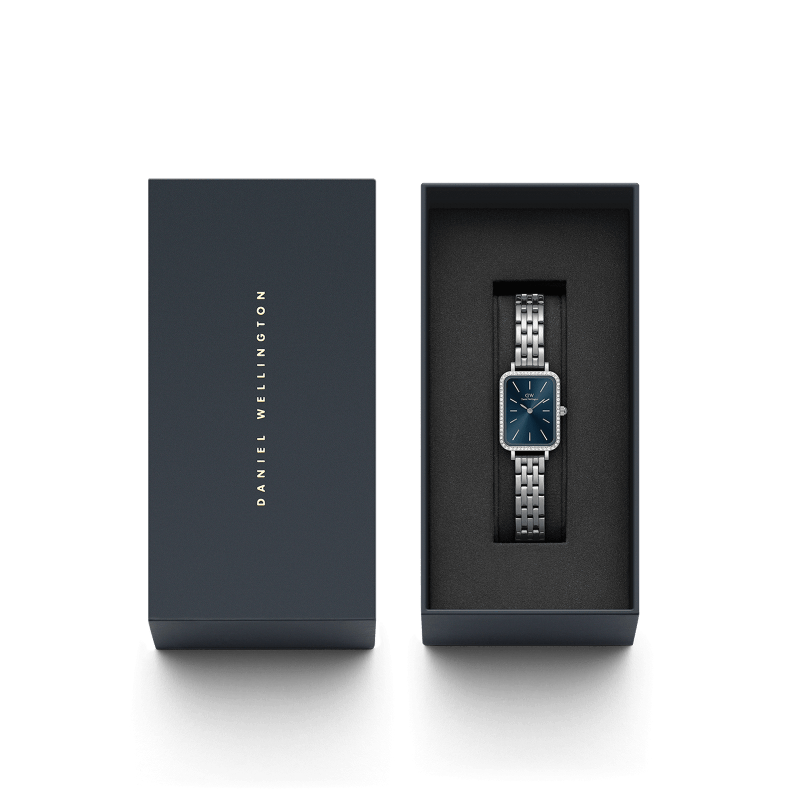 Daniel Wellington Quadro 20X26mm Bezel 5-Link Arctic Sunray
