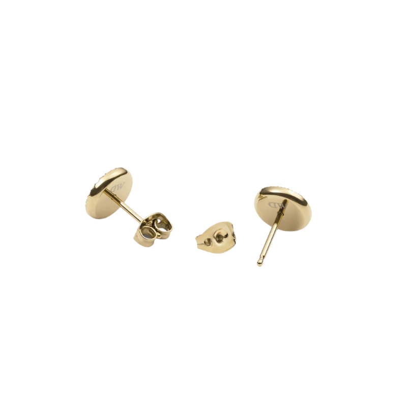 Daniel Wellington Audrey Red Agathe Gold Earrings