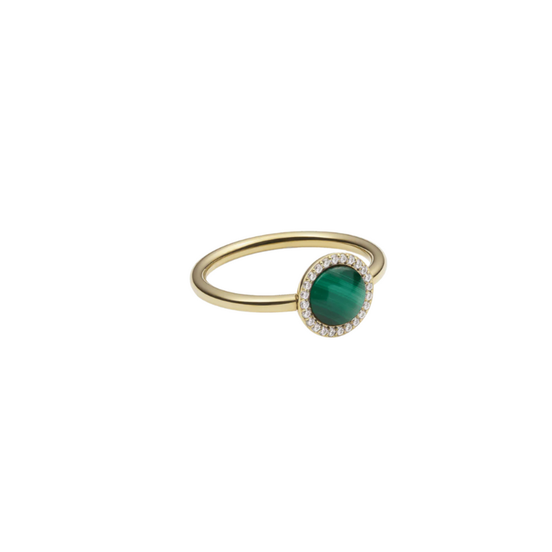 Daniel Wellington Audrey Malachite Gold Ring