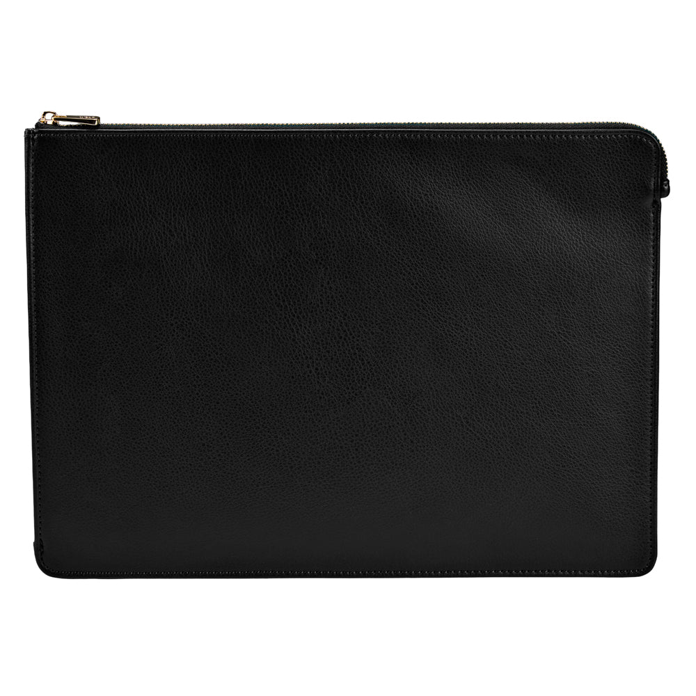 Wolf The Den 8 Piece Watch Winder Safe Black 430802 zip document pouch