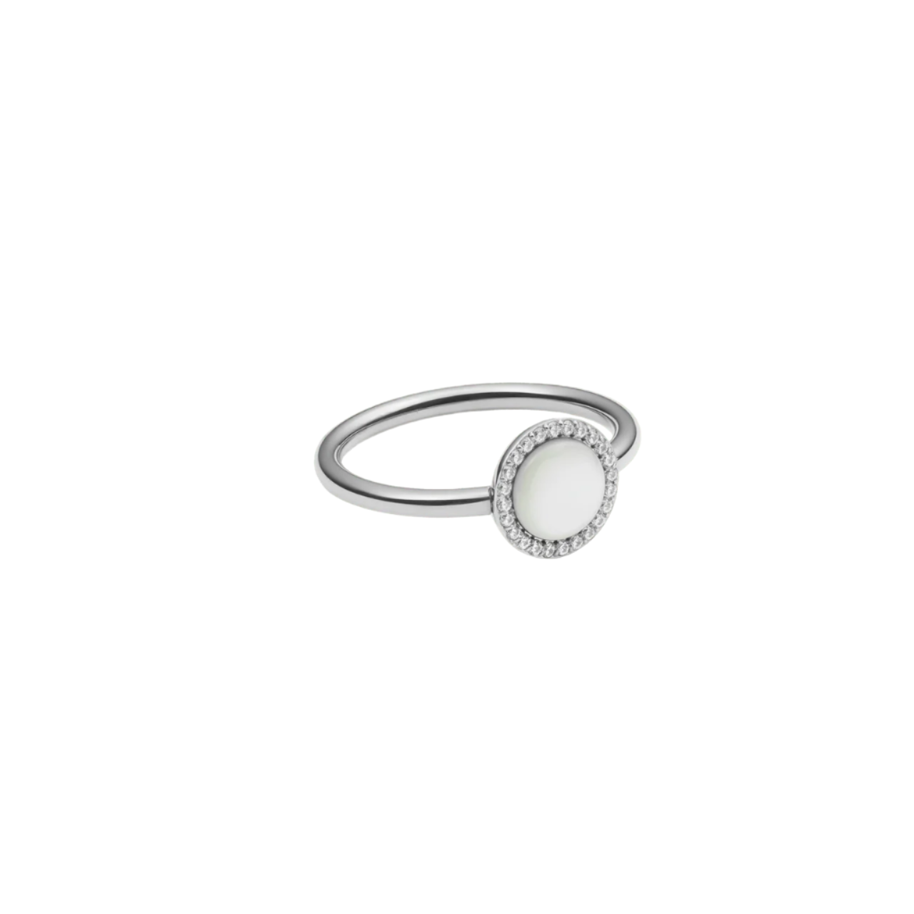 Daniel Wellington Audrey Mother of Pearl Silver Ring