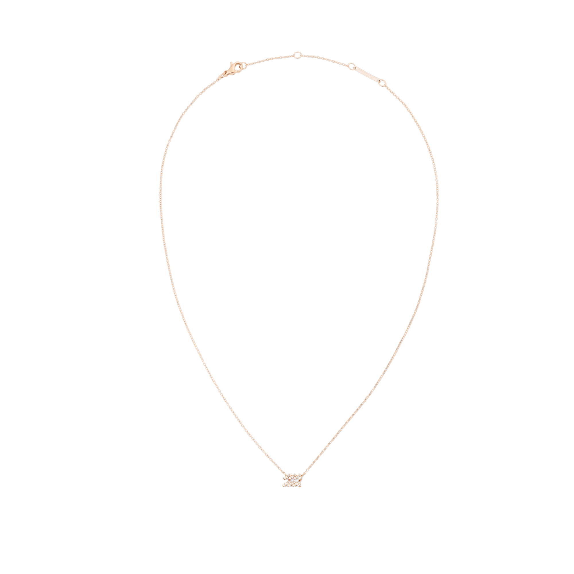 Daniel Wellington Zodiac Crystal Necklace Rose Gold