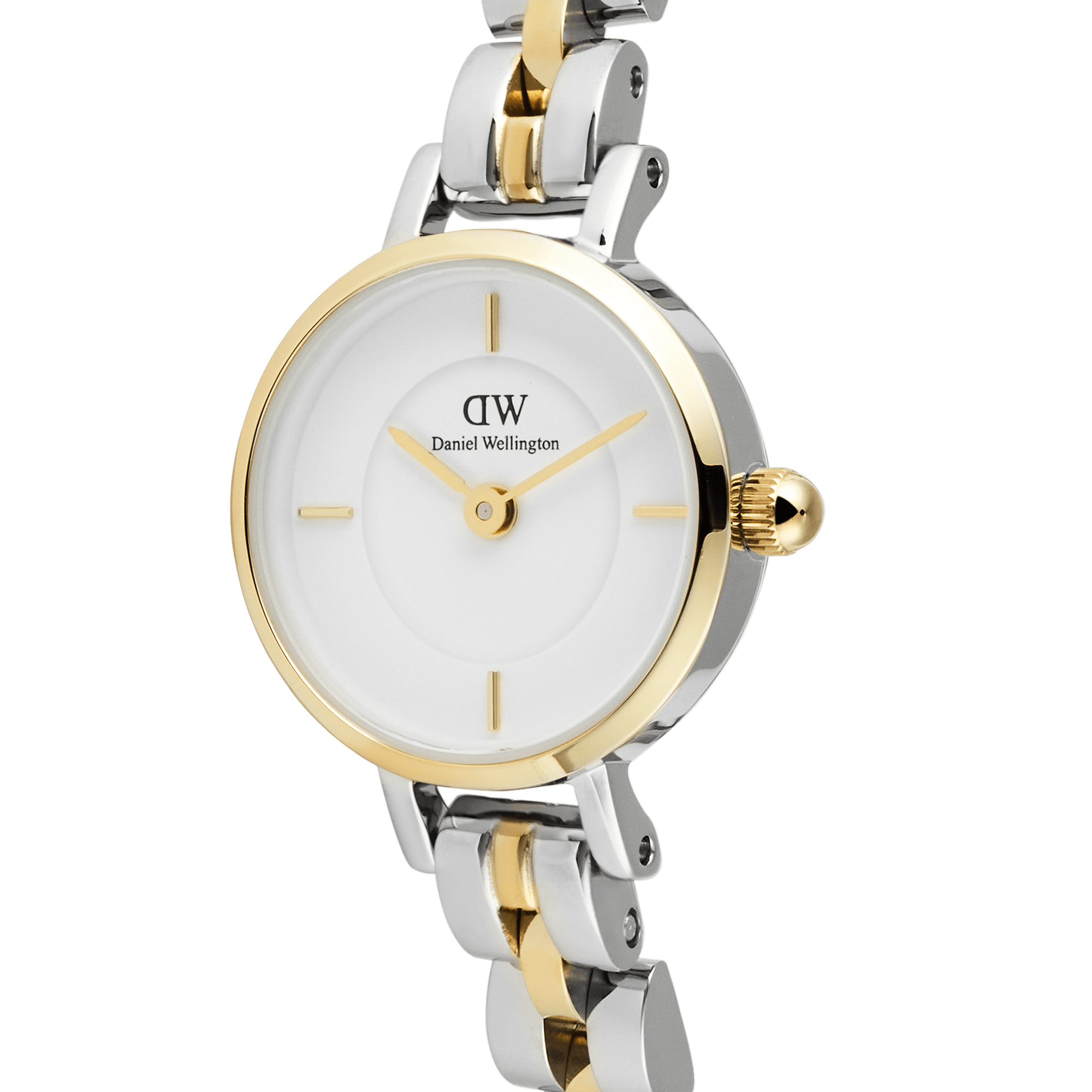 Daniel Wellington Petite Mini Arch 3-Link Two Tone Gold DW00100923