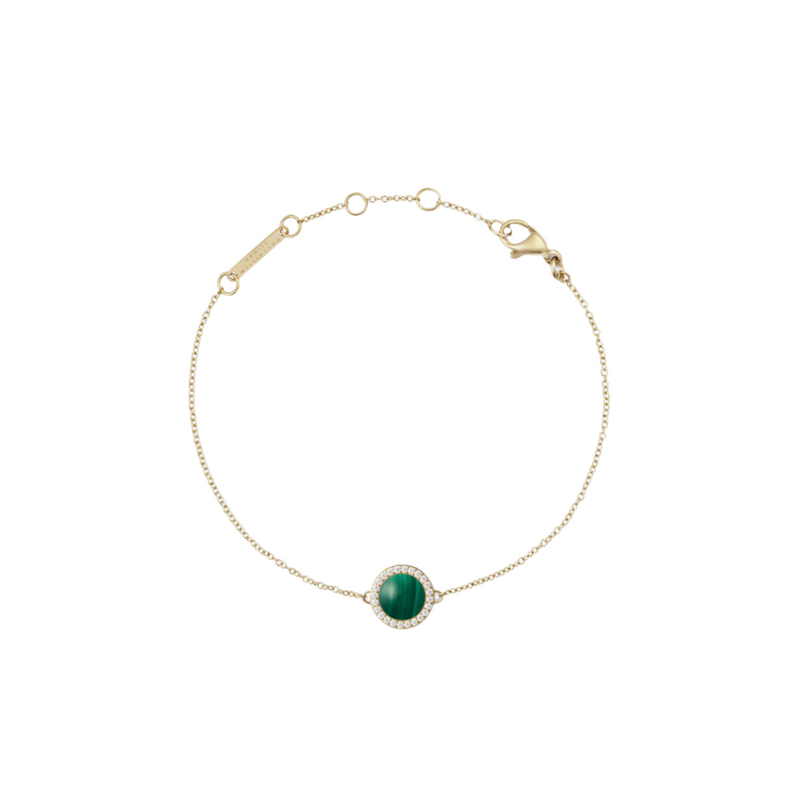 Daniel Wellington Audrey Malachite Gold Bracelet DW00401425