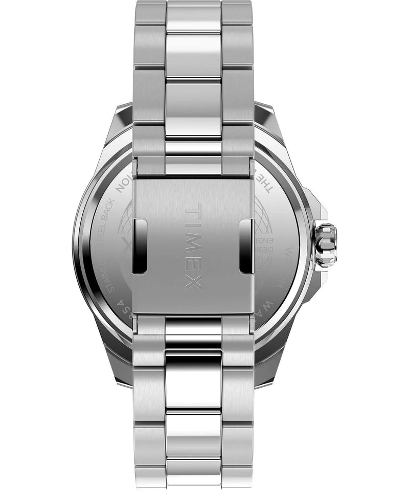 Timex Essex 44mm Stainless Steel Black Dial Watch TW2W79900