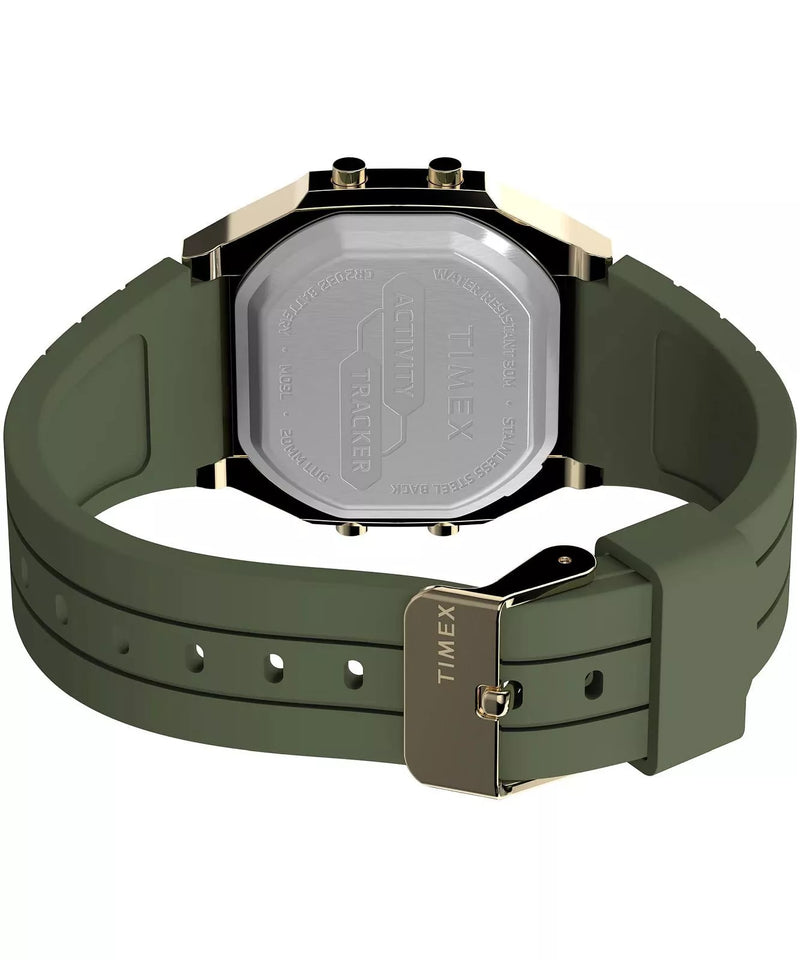 Timex Activity Tracker & Step Tracker 40mm Gold and Green Watch TW5M60800