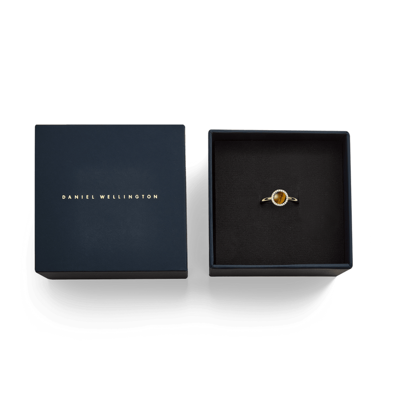 Daniel Wellington Audrey Tiger Eye Gold Ring