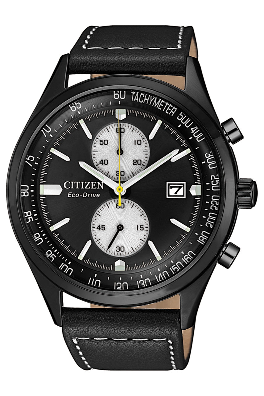 Citizen eco drive chronograph on sale black