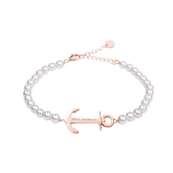 Paul Hewitt Anchor Spirit Rose Gold / Pearl Bracelet