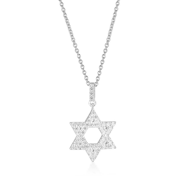 GEORGINI ROCK STAR STAR OF DAVID SILVER PENDANT