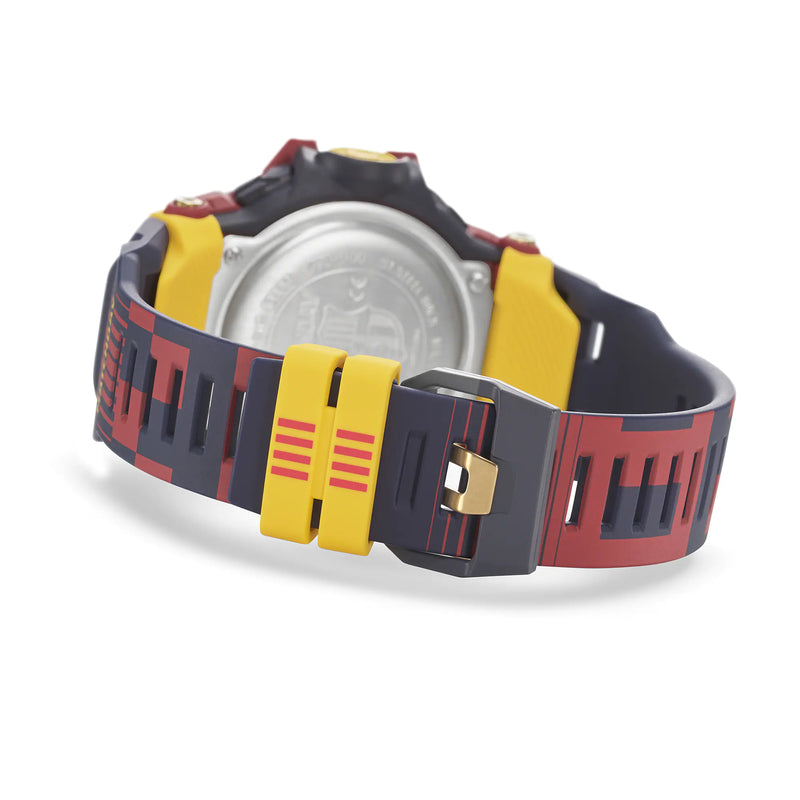 G-Shock G-Squad Blue and Red Resin Band Watch GBD100BAR-4D